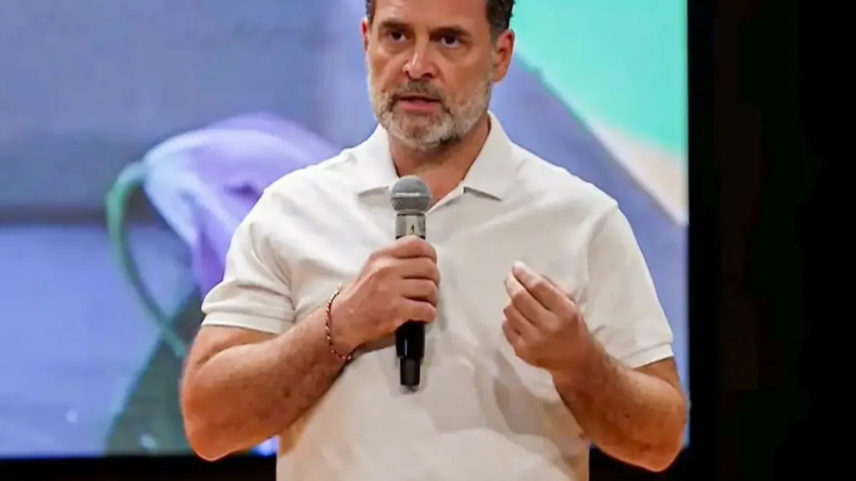 Politician speaking at a meeting