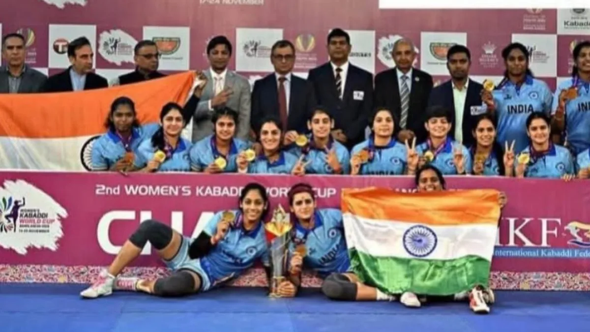 Kabaddi players in action during the Asian Games 2026