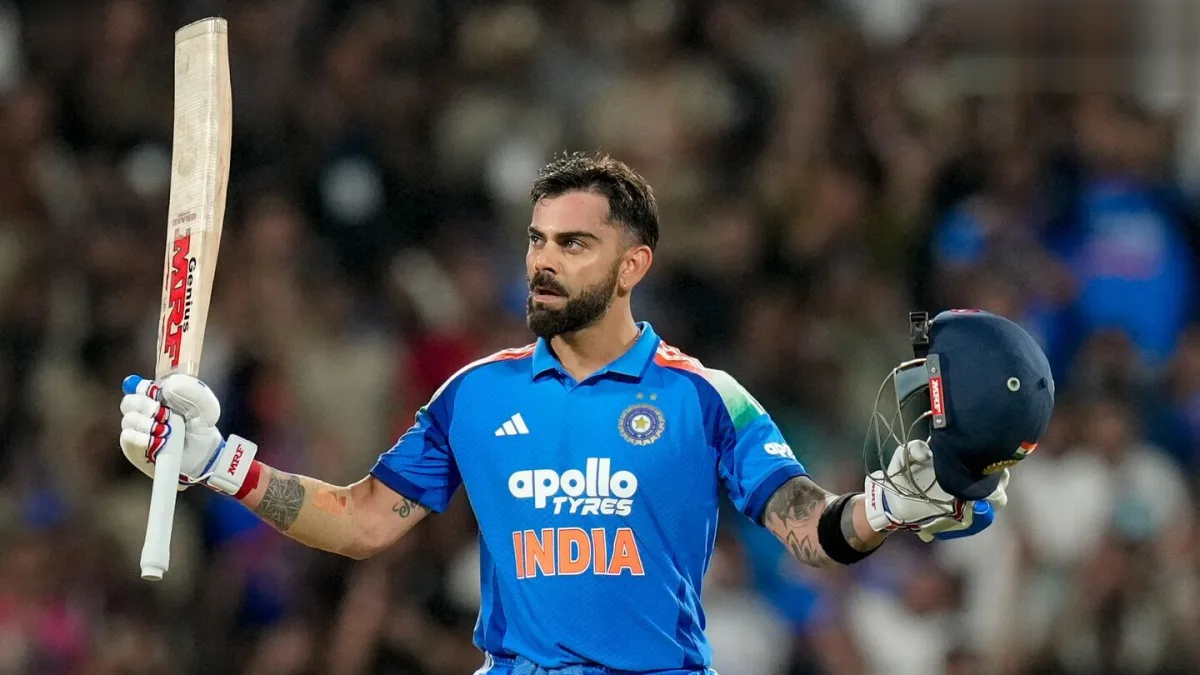 Cricket player in action during a match