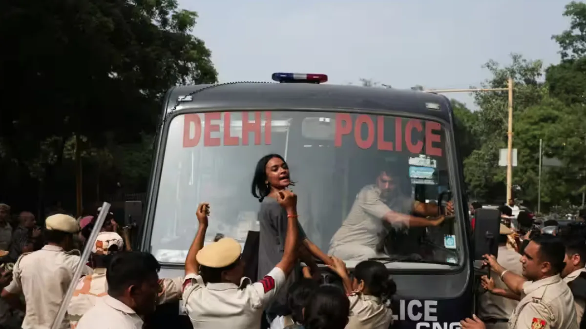 Protesters gathered at Jantar Mantar