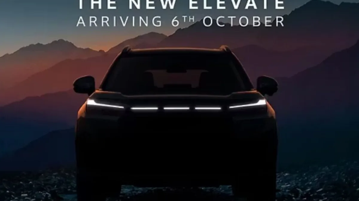 SUV on display at a dealership