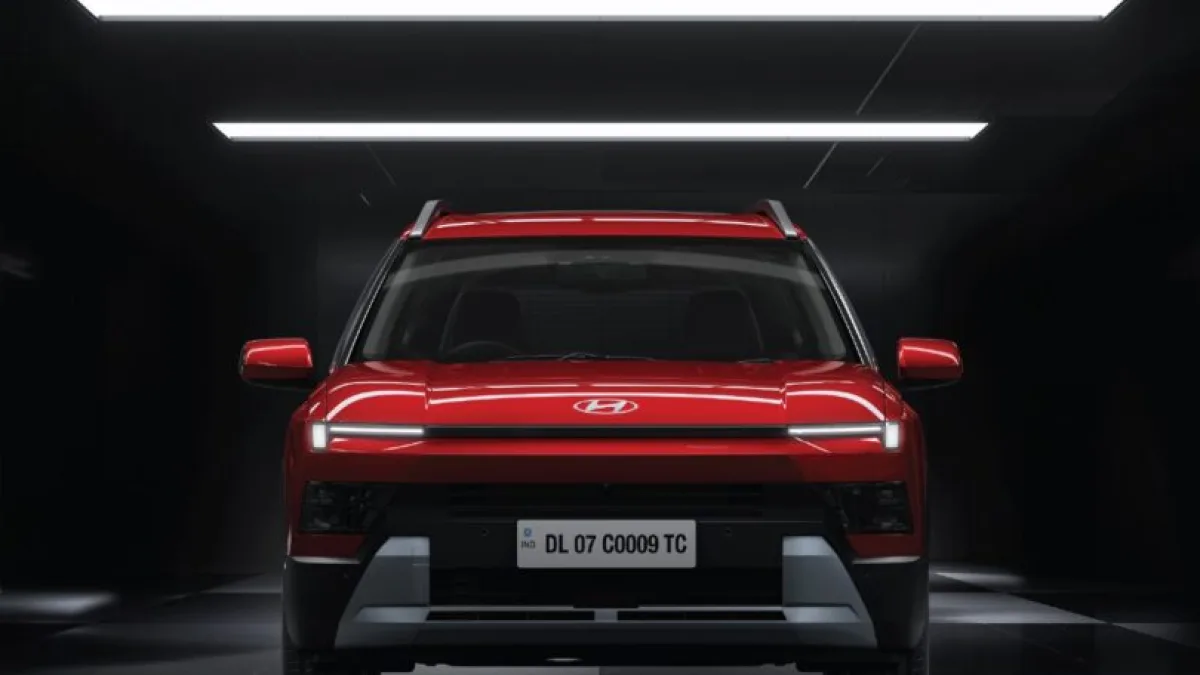 SUV during a test drive