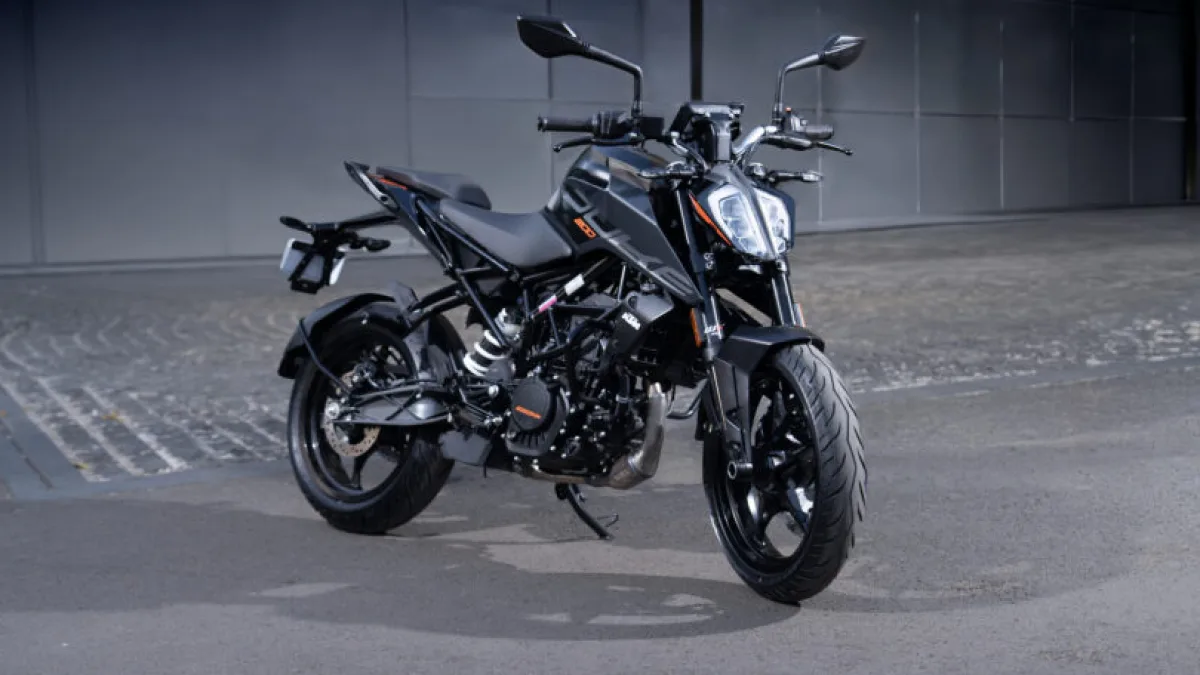 Motorcycle on a road