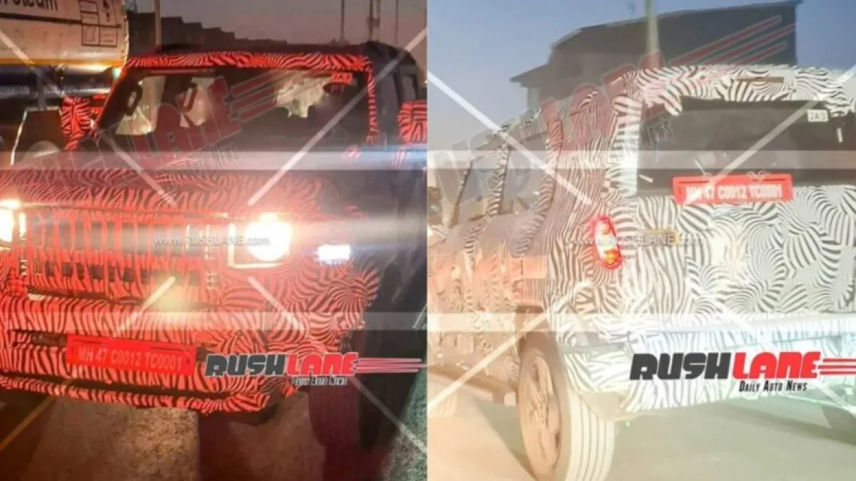 Electric SUV on a test drive