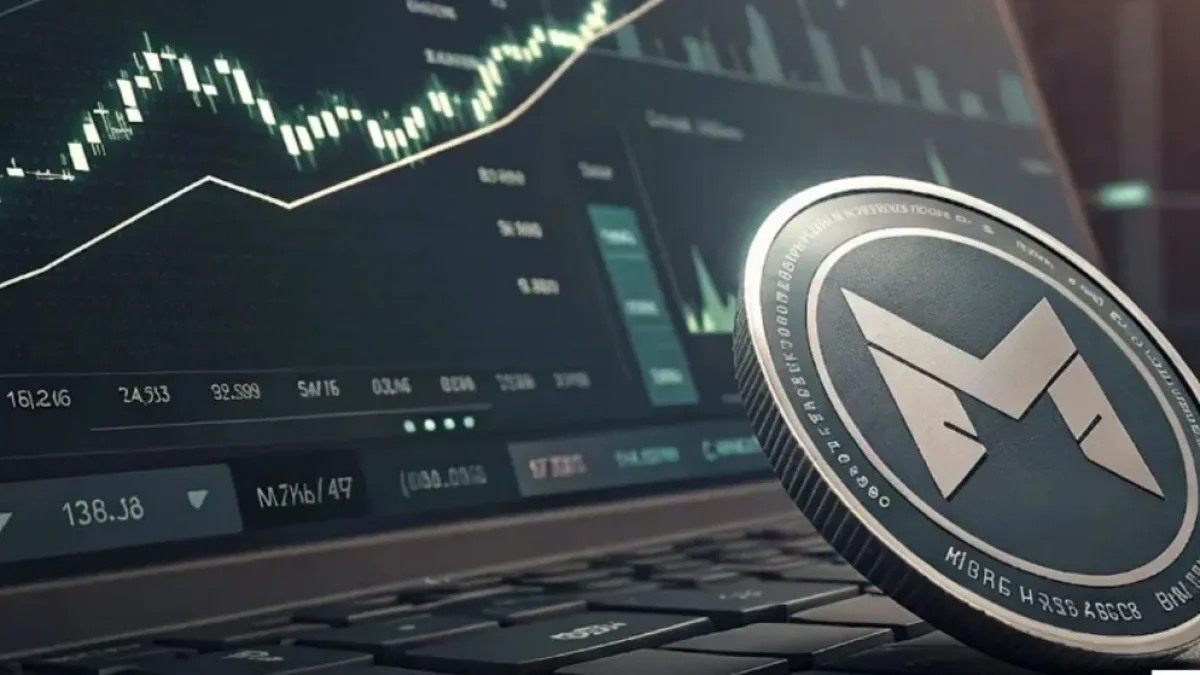 A graph showing the surge in MemeCore's price