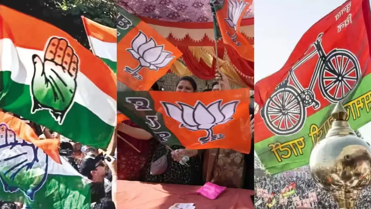 Politician speaking during an election campaign