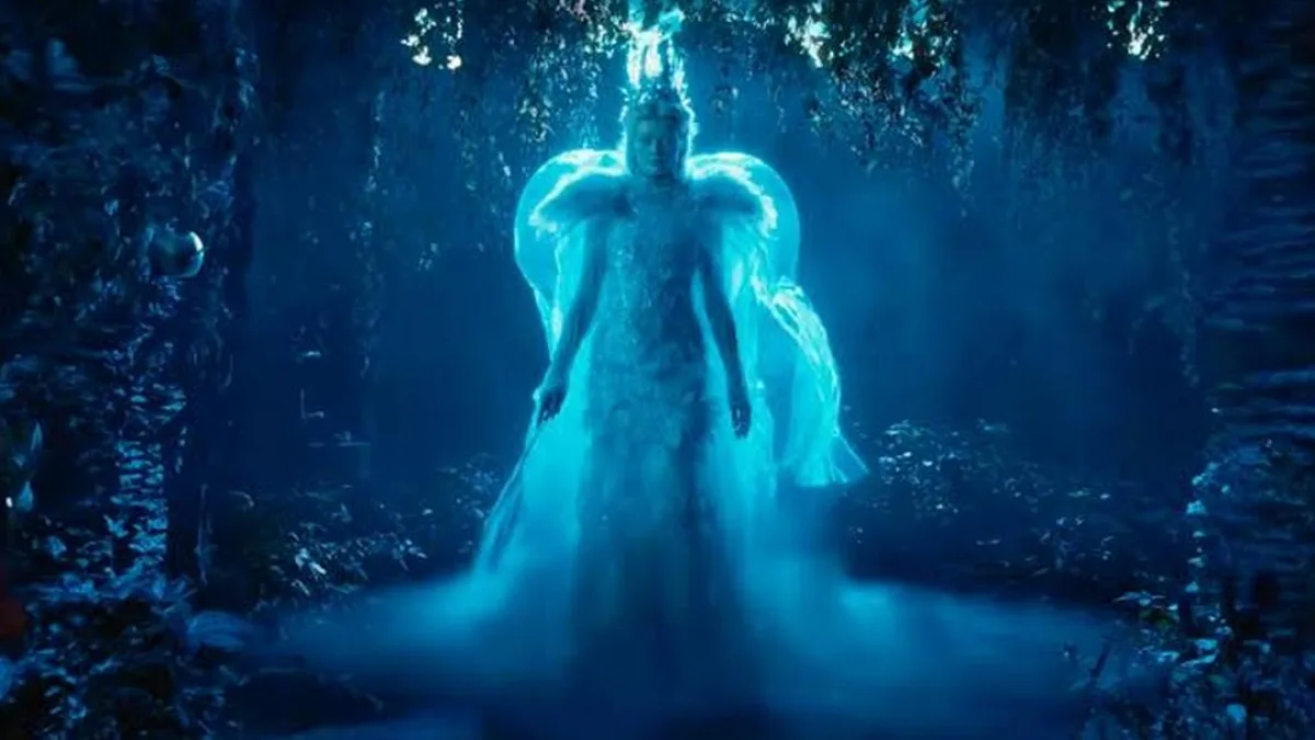 Fantasy world with magical creatures