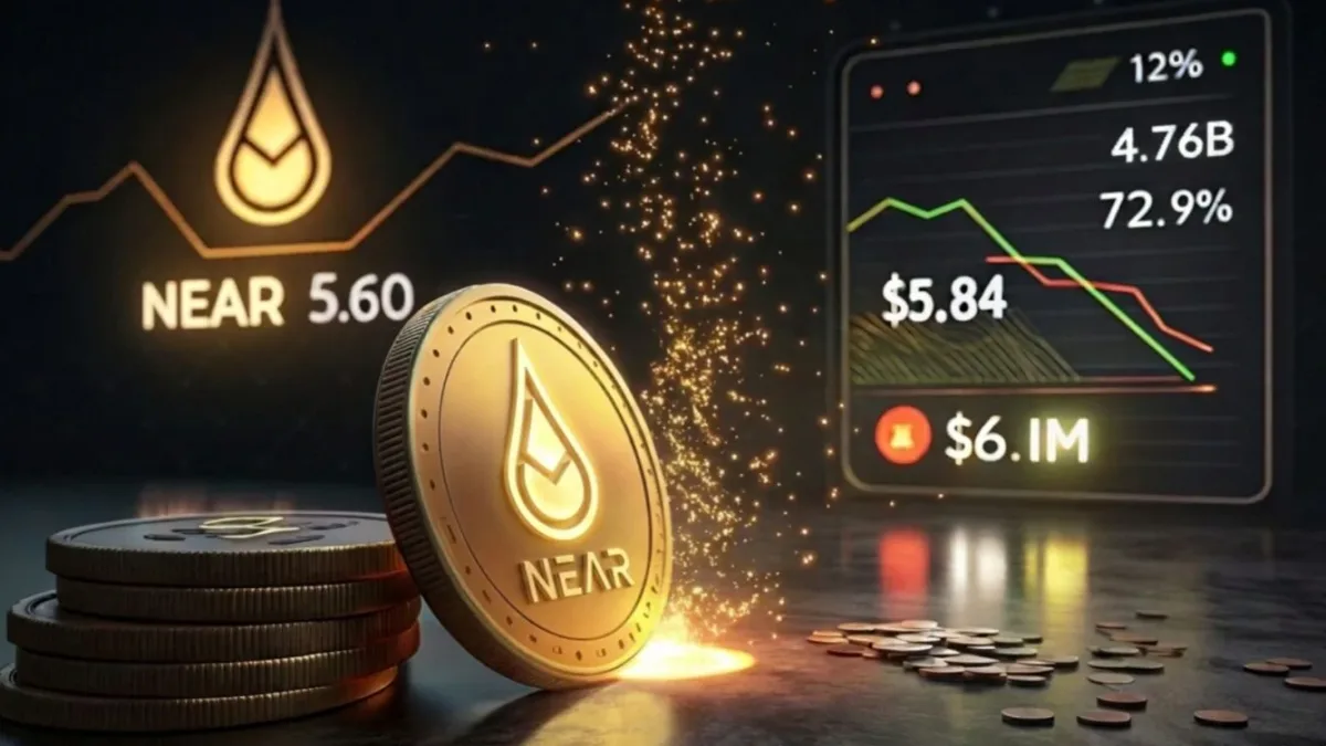 Cryptocurrency trading screen showing price charts and graphs