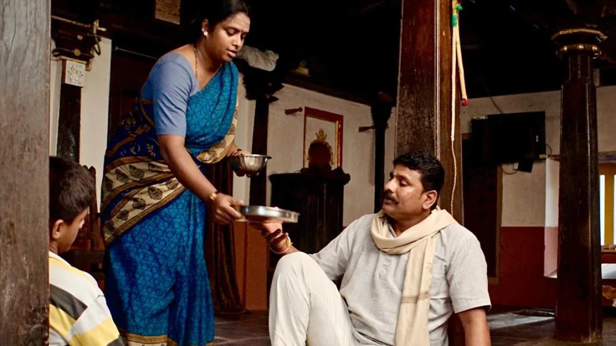 A still from Panchayati film