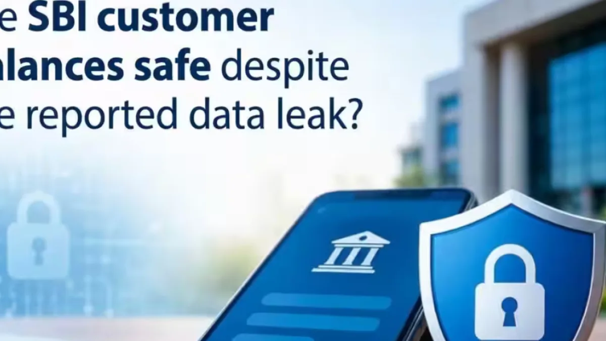 Bank customer using online banking services