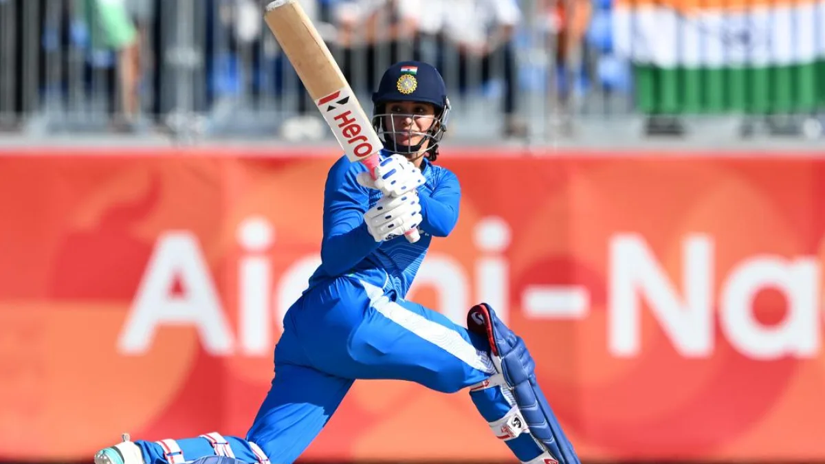 Indian women's cricket team in action