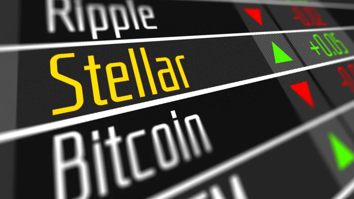 Cryptocurrency trading screen