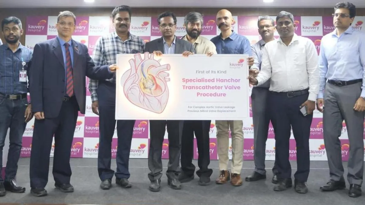 Doctor performing a heart procedure