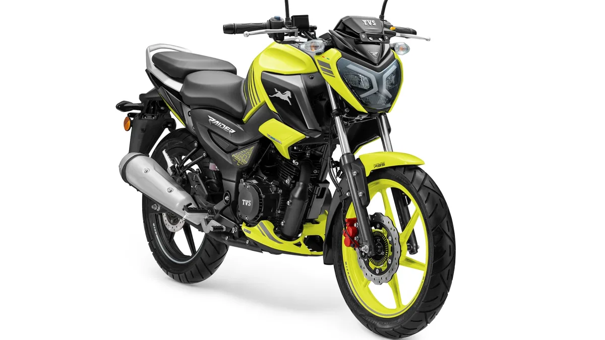 Motorcycle on a road with a scenic background
