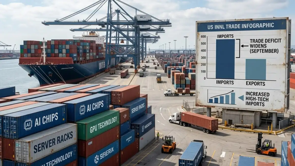 Economist analyzing trade data