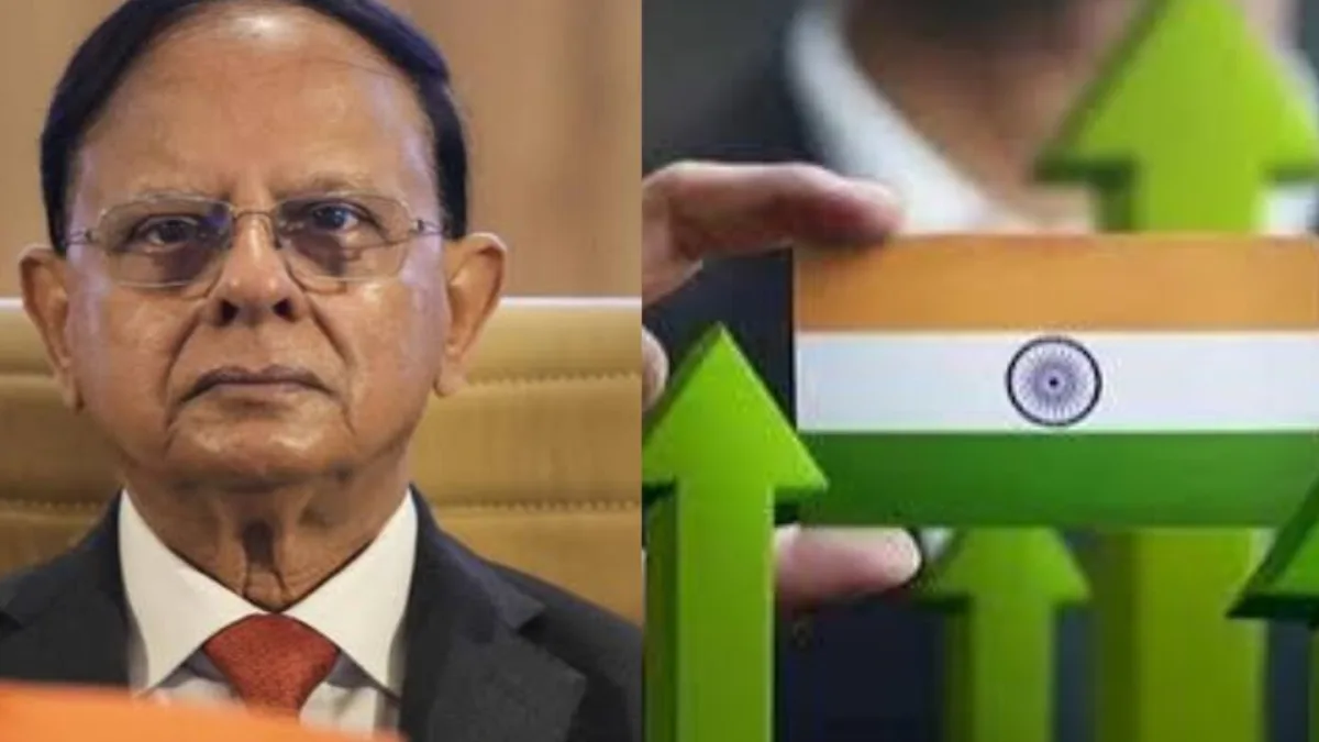 Business leaders discussing India's development vision