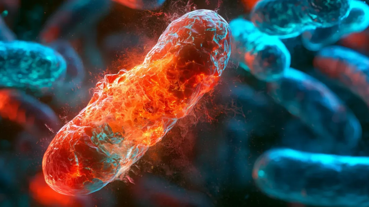 Scientists in a laboratory studying bacterial immune systems